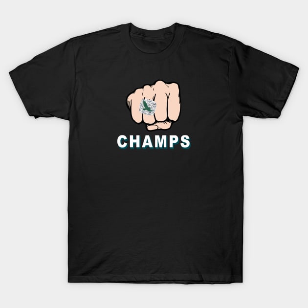 Champs Ring T-Shirt by Philly Drinkers